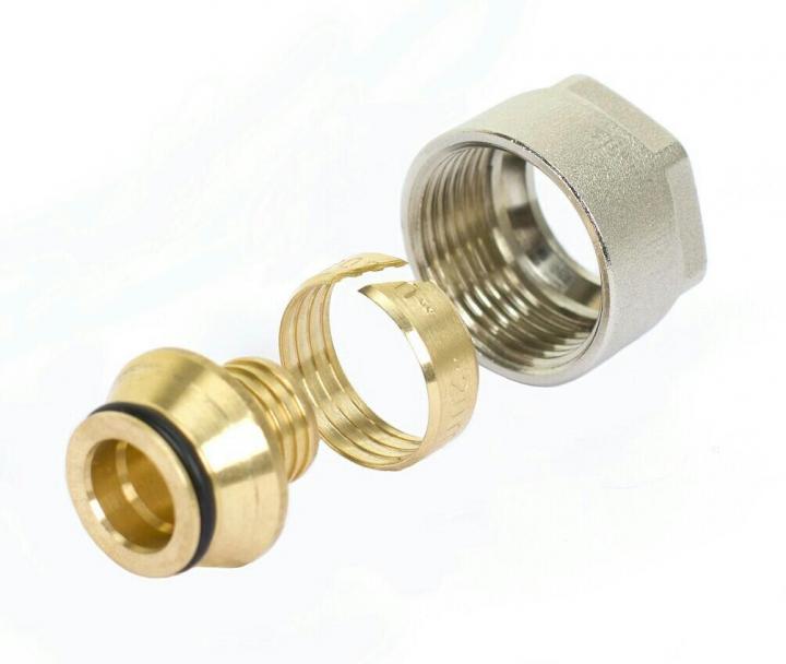 Переходник компрессионный для PEX 16x2,0(2,2)-G1/2 евроконус 