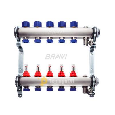 Коллектор Bravi 1x3/4 2 Вых